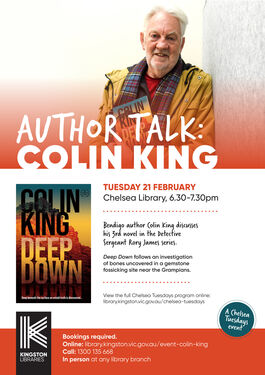 Colin King Author Book Event